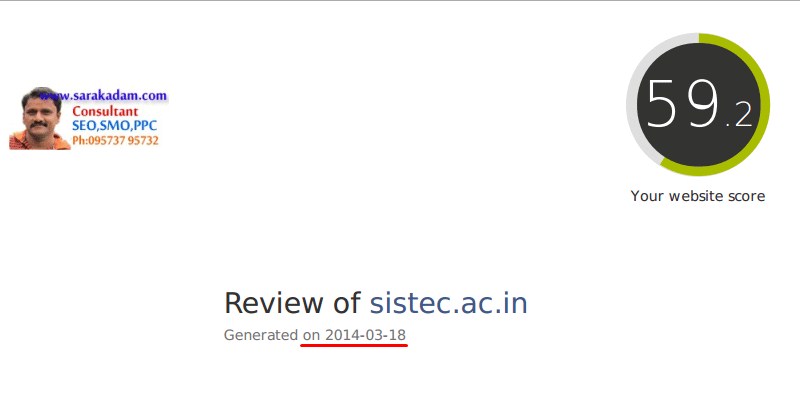Professional Expert SEO score Services By Sarakadam - Hyderabad, India