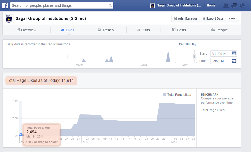 Professional SEO & Smo Social media Facebook Like Statistics